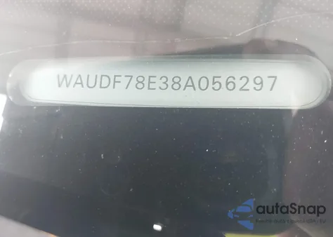 2008 Audi A4 2.0T z USA, uszkodzony, nr VIN WAUDF78E38A056297